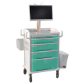 Computer Medical Cart Mobile Hospital Medical Cart Computer Laptop Trolley